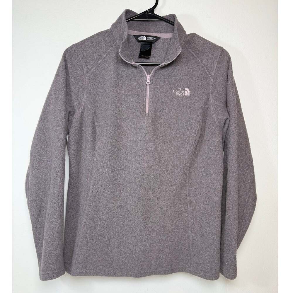 The North Face Women's Glacier 1/4-Zip Fleece Pullover Purple Size Medium
